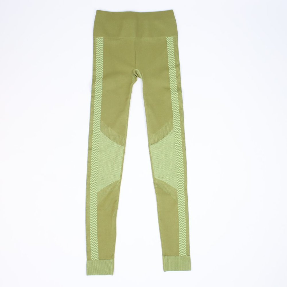 Fabletics Womens XS High-Waisted Seamless Check Colorblock Leggings - Picture 2 of 5